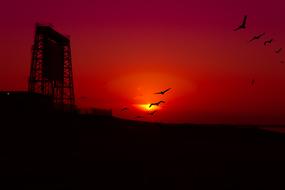 Sunset Draw Bridge Coastline