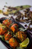 meat dish with spicy