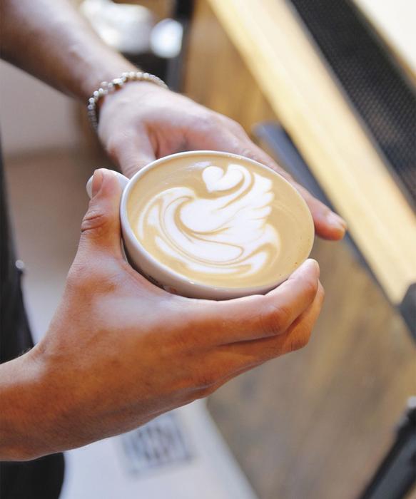 delicious hot drink in your hands