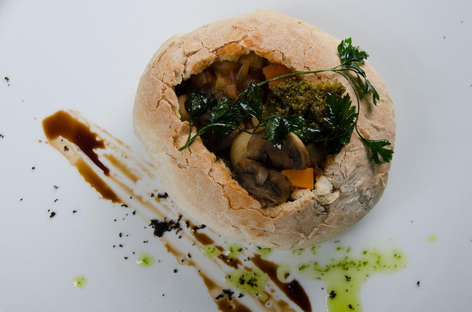 bread stuffed with boiled vegetables