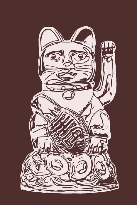 maneki neko lucky cat japan