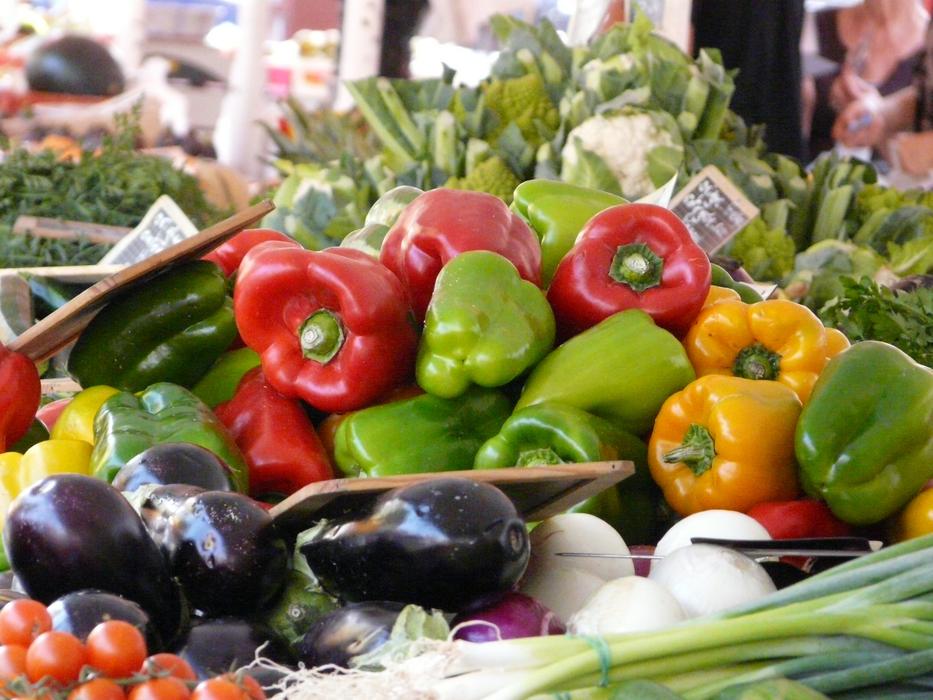 Tasty healthy vegetables on the table