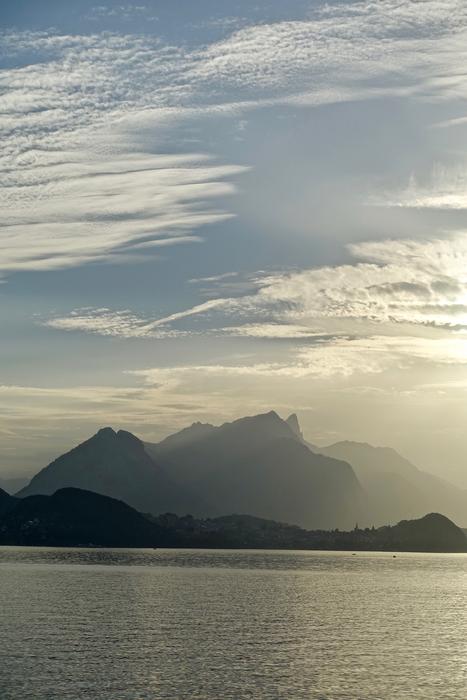 Sunset Mountains Glisten