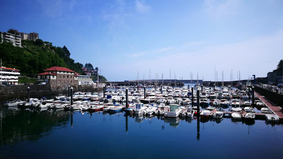Fishing Port Sky Blue