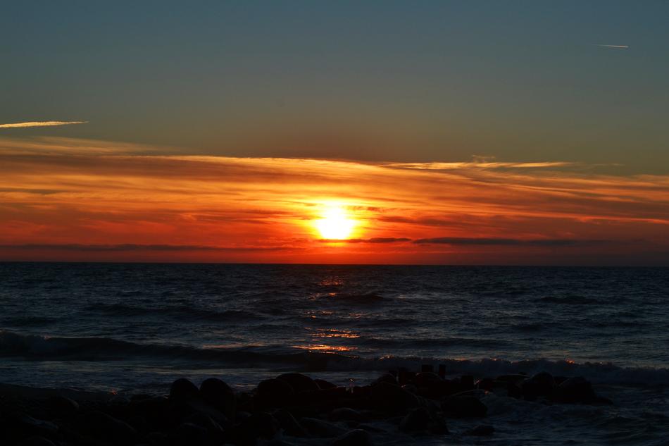 Sea Sunset Water