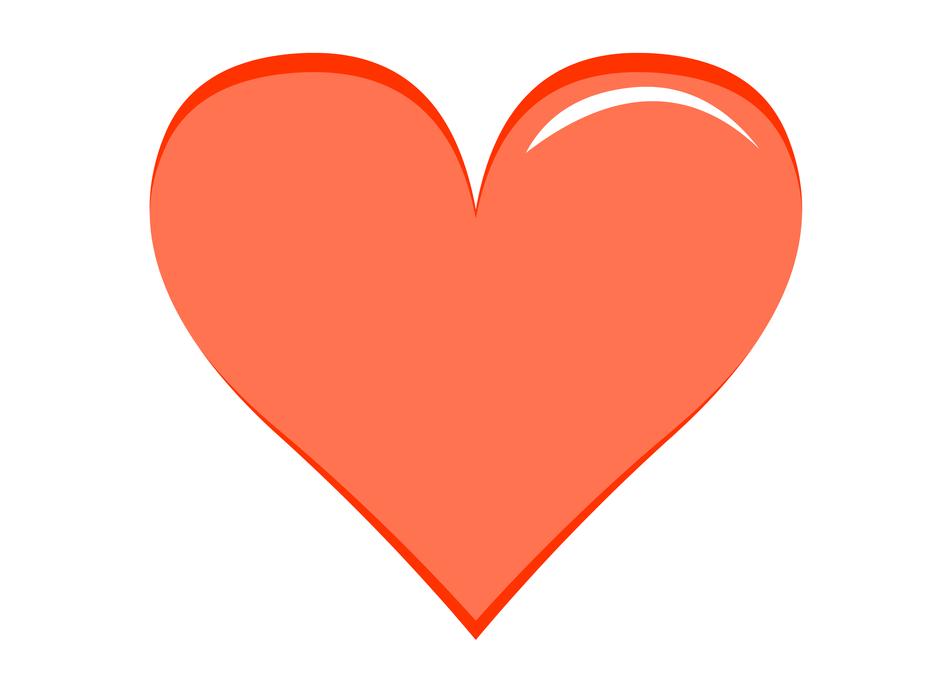 heart background graphic red