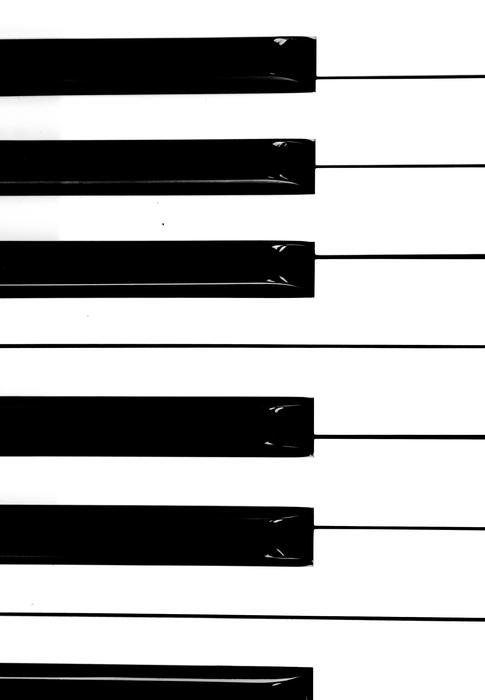 Piano Black And White Keys drwing