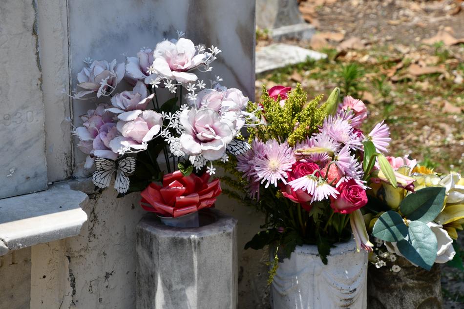 Flowers Cemetery Grave