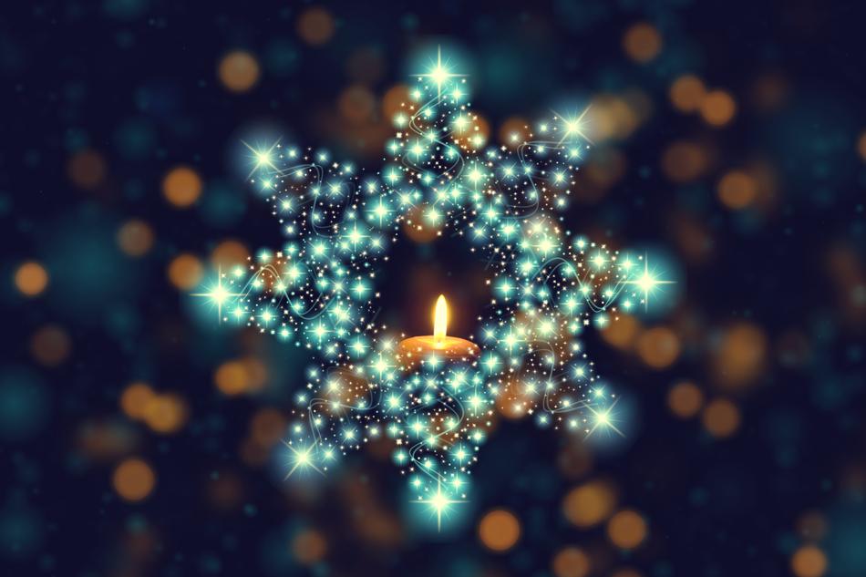 christmas star background advent