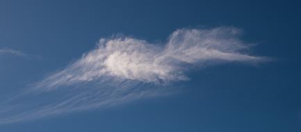 Clouds White Blue