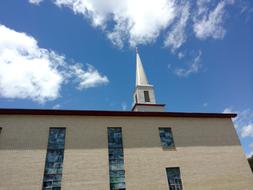 big tower in the blue sky