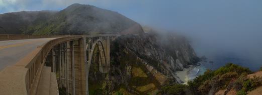 Bixby Bridge California Usa
