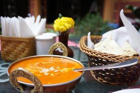 hot pumpkin soup