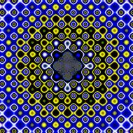 digital art background yellow blue