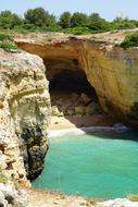 Cliff Beach Nature view