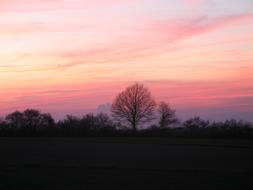 Evening Sky Red Sunset
