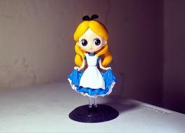 anime figure with yellow hair