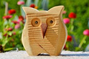 Owl Wood Deco