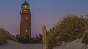 Lighthouse Darss Coast Baltic