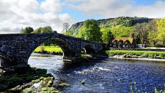 Bridge Wales Clouds