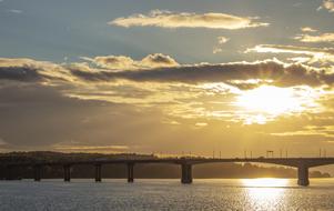 Bridge Sunset Sky