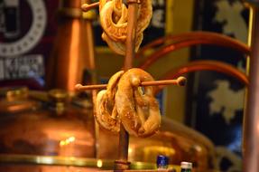 salted fried pretzels