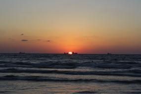 Sea Sunset Beach