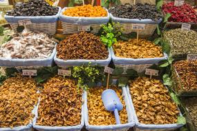 delicious food at the market