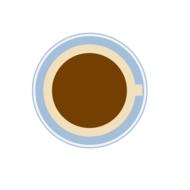 hot drink in a mug drawing