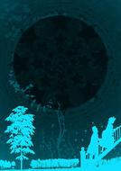 background cover blue forward pair