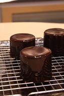 sweet chocolate dessert hot