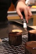 delicious chocolate dessert cooking