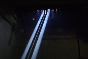 bright rays in the dark