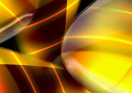 golden abstract shapes