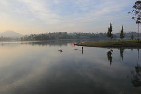 Lake Water In morning time