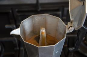 gas aluminum coffee machine
