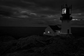 Lighthouse Sea Ocean