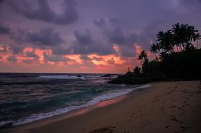 Dusk Beach Sunset