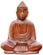 buddha sitting stone form