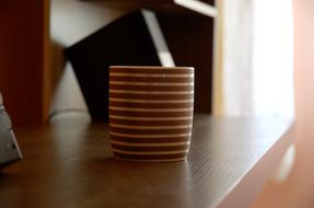 ceramic coffee mug on the table