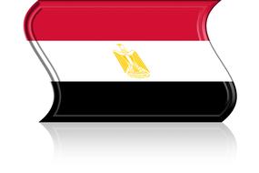 red white white black egyptian flag