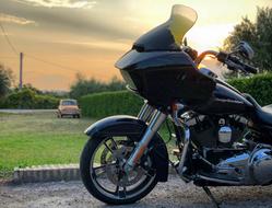 Moto Harley Beach