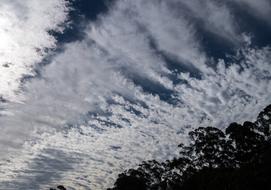 Clouds White Blue