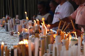 candles a lot of church people