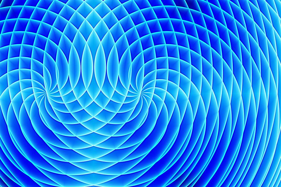 blue background of swirling waves