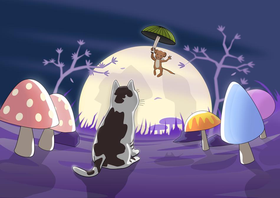 cat kitty mouse mice escape trick