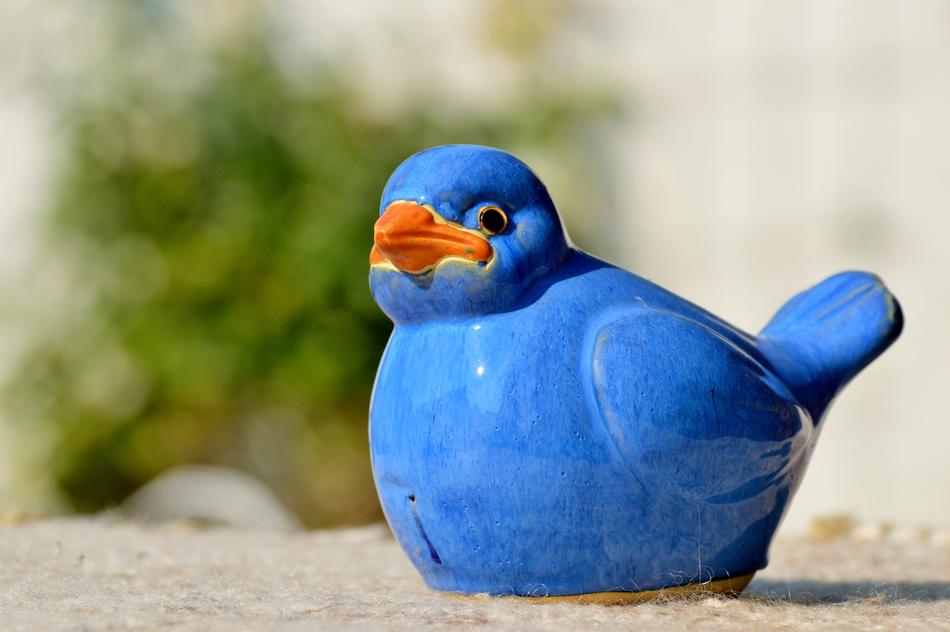 Bird Tonvogel Clay Figure Ceramic