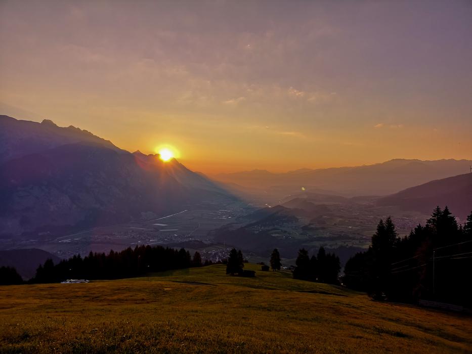 Sunrise Oberperfuss Tyrol
