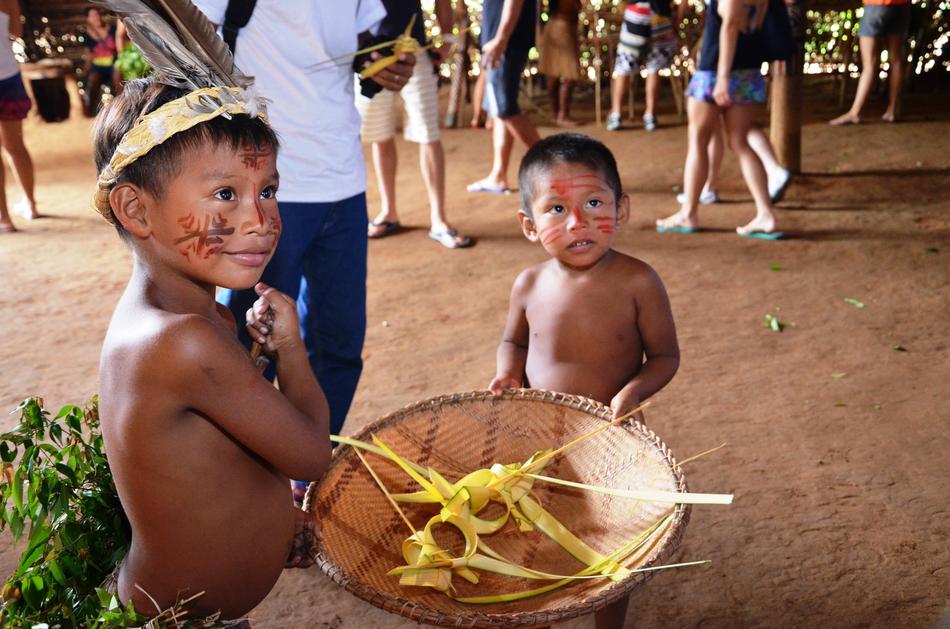 Indigenous Amazon kids