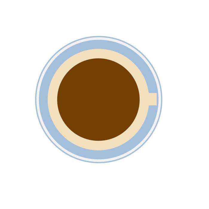 hot drink in a mug drawing